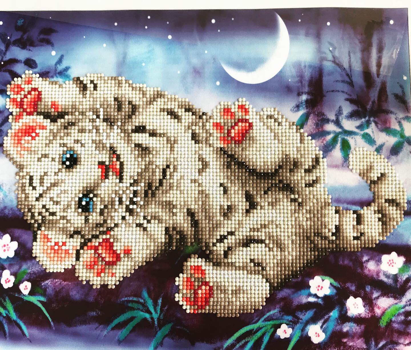 Broderie diamant « Tigre »