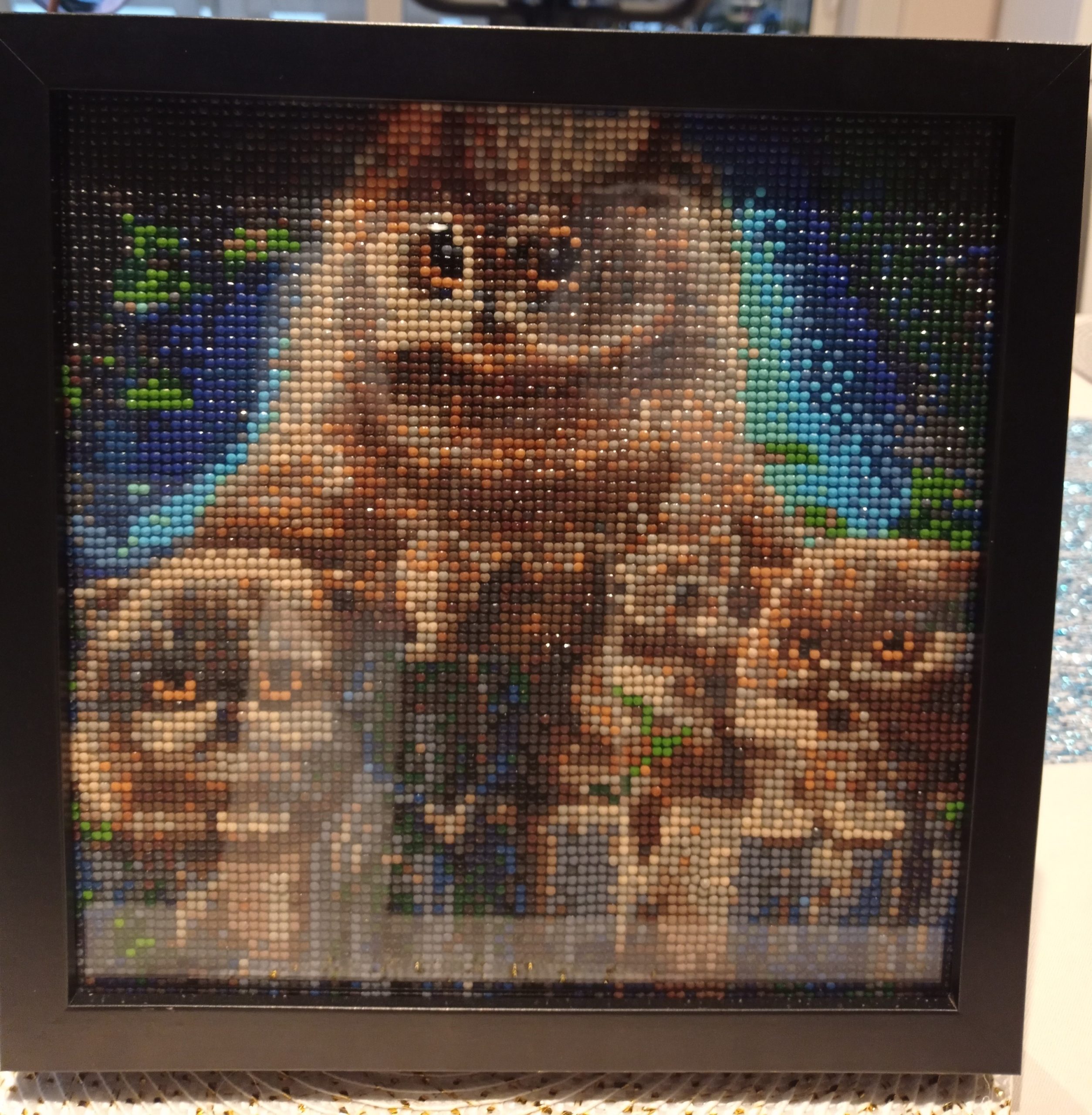 Broderie diamant « Hibou »